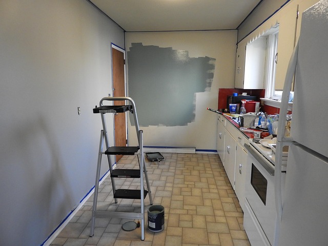 paint, workspace, remodel, design, creative, work, creativity, ladder, kitchen, moving, occupation, gray kitchen, gray painting, gray paint, gray creative, remodel, remodel, remodel, remodel, remodel